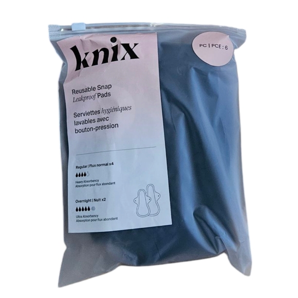Knix NEW 6 pack reusable‎ snap leakproof pads - Picture 8 of 15